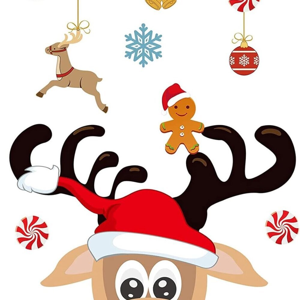 24 Pcs Christmas Magnet Party Decoration, Animated Christmas Fridge Magnet Set,